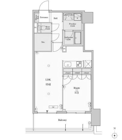 物件○○の間取り図