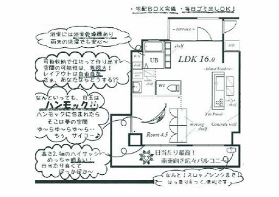 物件○○の間取り図
