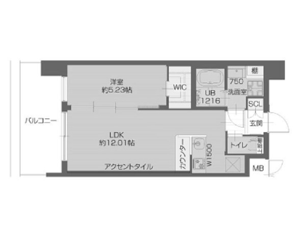 物件○○の間取り図