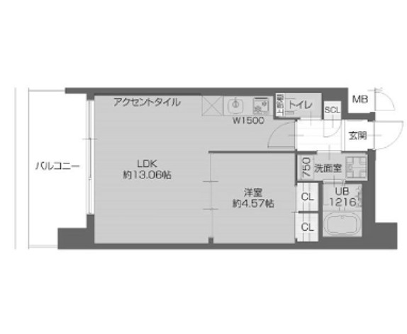 物件○○の間取り図