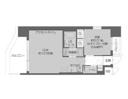 物件○○の間取り図