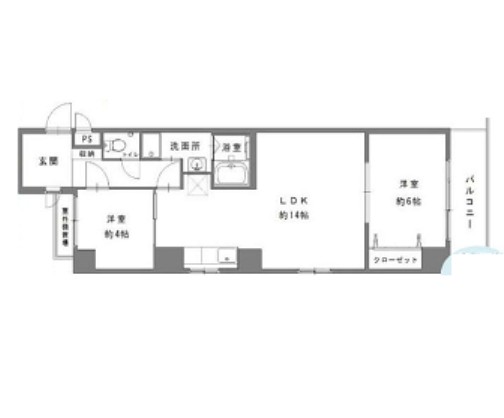 物件○○の間取り図