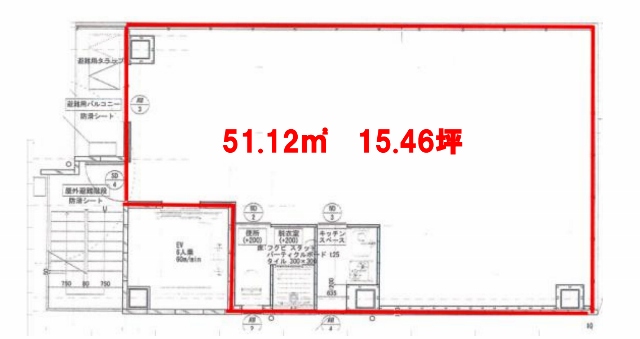 物件○○の間取り図
