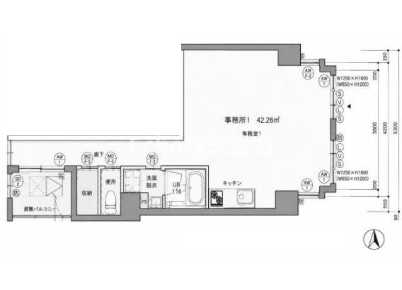 物件○○の間取り図