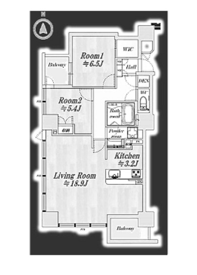 物件○○の間取り図