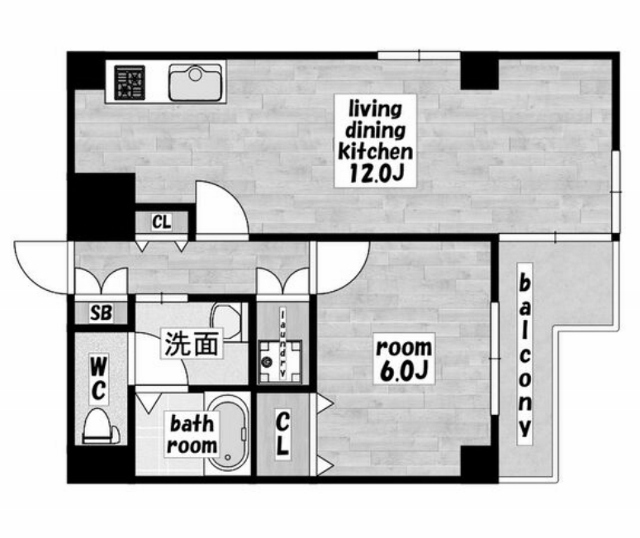 物件○○の間取り図