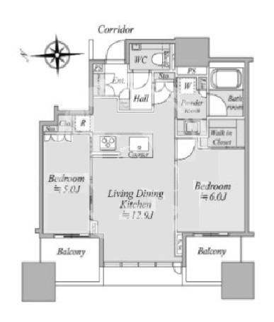 物件○○の間取り図