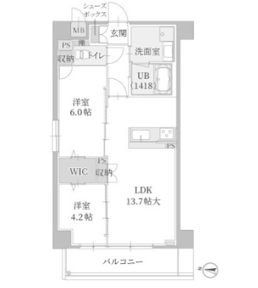 物件○○の間取り図