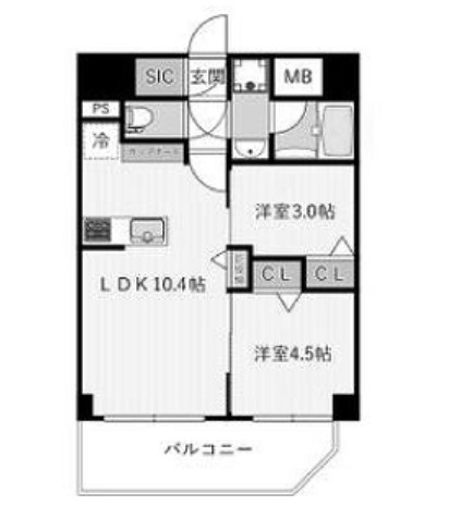 物件○○の間取り図