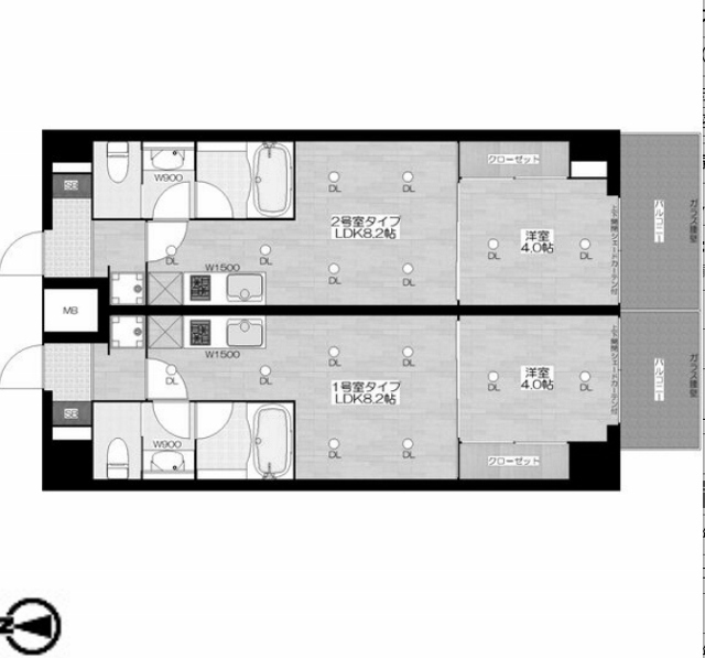物件○○の間取り図