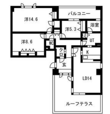 物件○○の間取り図