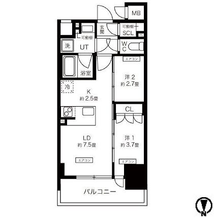 物件○○の間取り図