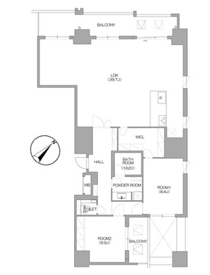 物件○○の間取り図