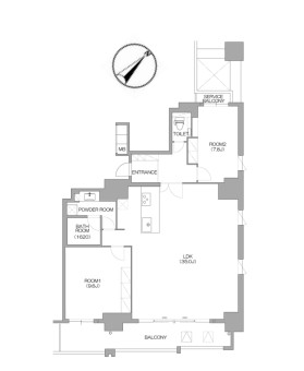 物件○○の間取り図