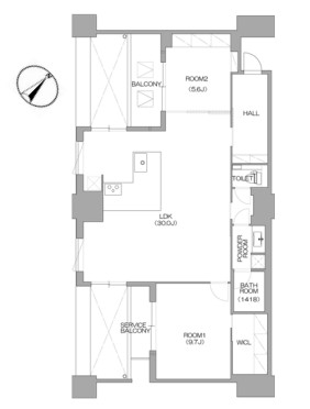 物件○○の間取り図