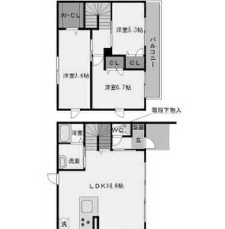 物件○○の間取り図