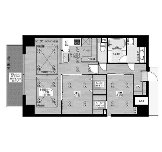 物件○○の間取り図