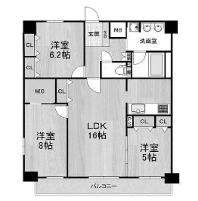 物件○○の間取り図