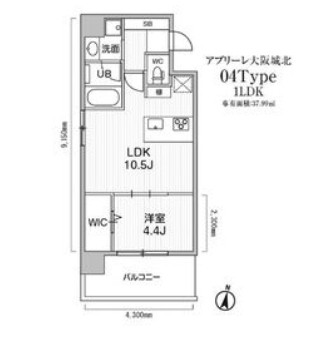 物件○○の間取り図