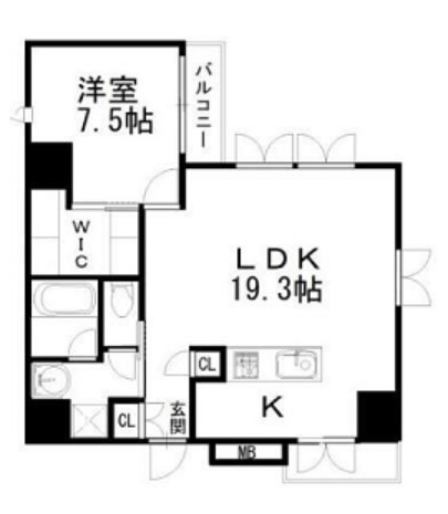 物件○○の間取り図