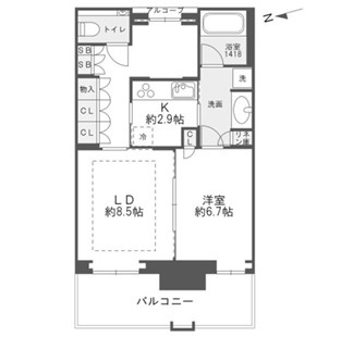 物件○○の間取り図