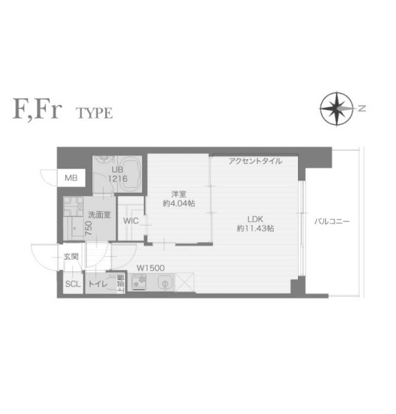 物件○○の間取り図