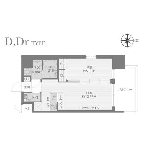 物件○○の間取り図