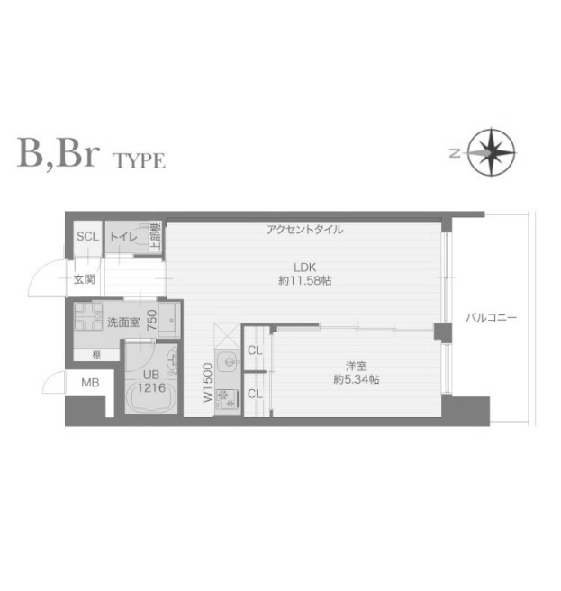 物件○○の間取り図