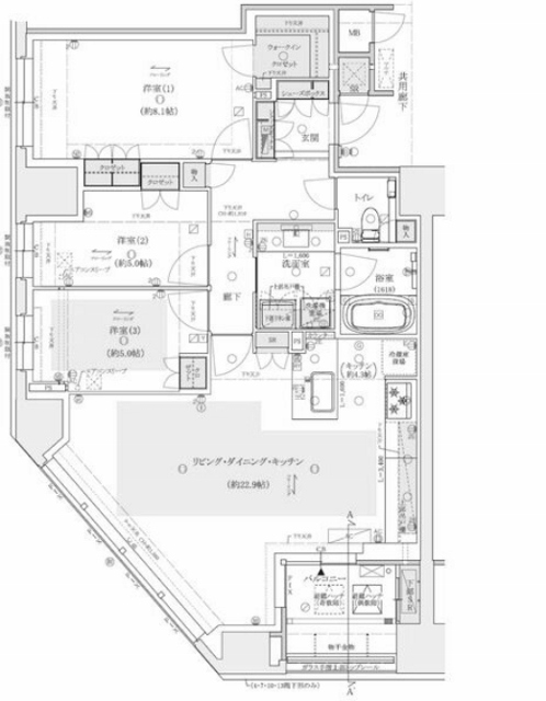 物件○○の間取り図
