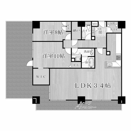 物件○○の間取り図