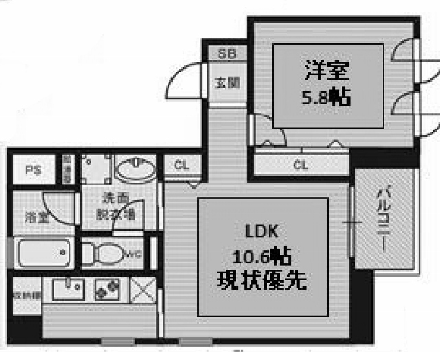 物件○○の間取り図