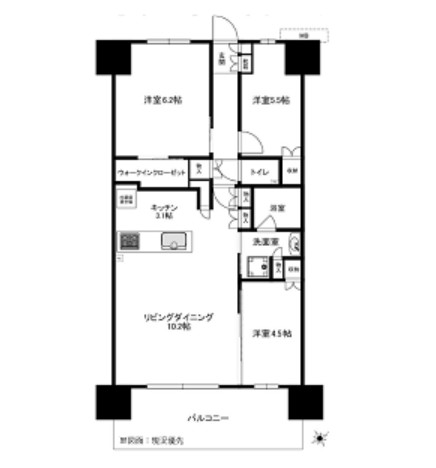 物件○○の間取り図