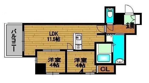 物件○○の間取り図