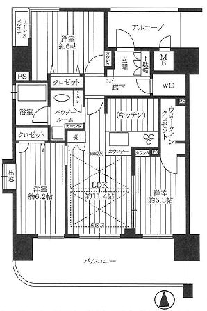 物件○○の間取り図