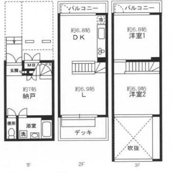 物件○○の間取り図