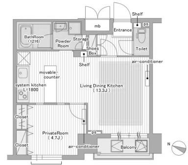 物件○○の間取り図