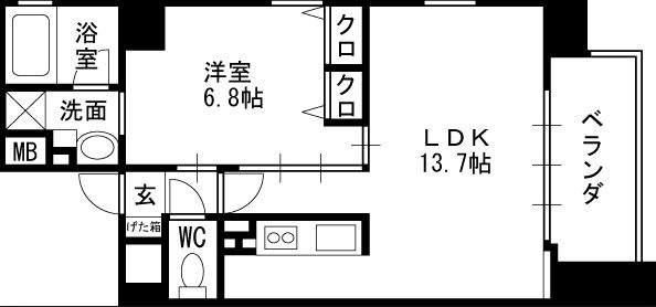 物件○○の間取り図