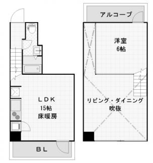 物件○○の間取り図