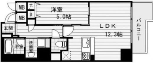 物件○○の間取り図