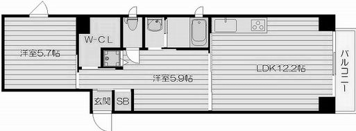 物件○○の間取り図