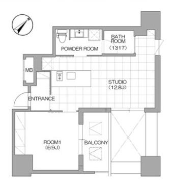 物件○○の間取り図