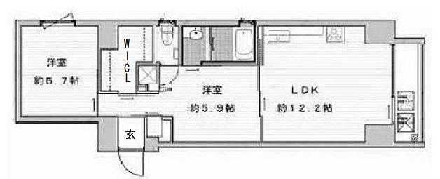 物件○○の間取り図