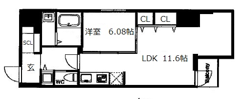 物件○○の間取り図