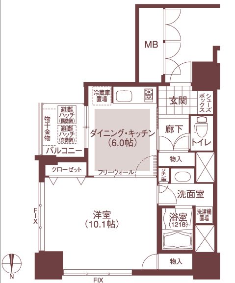 物件○○の間取り図