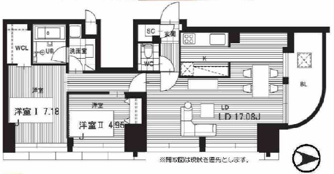 物件○○の間取り図