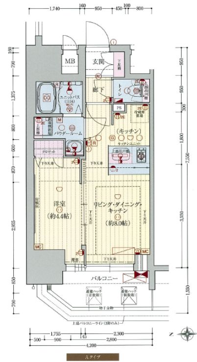 物件○○の間取り図