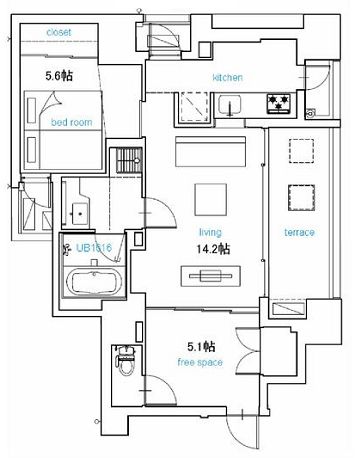 物件○○の間取り図