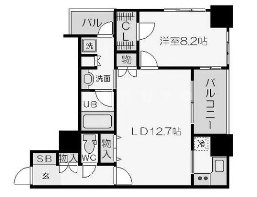 物件○○の間取り図