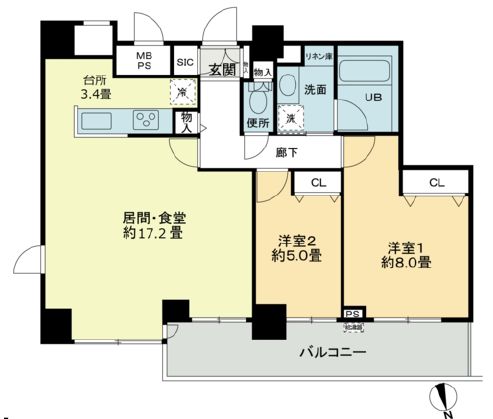 物件○○の間取り図