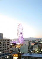 観覧車の夜景にテンあげ